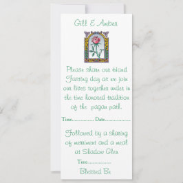 Handfasting inbjudan