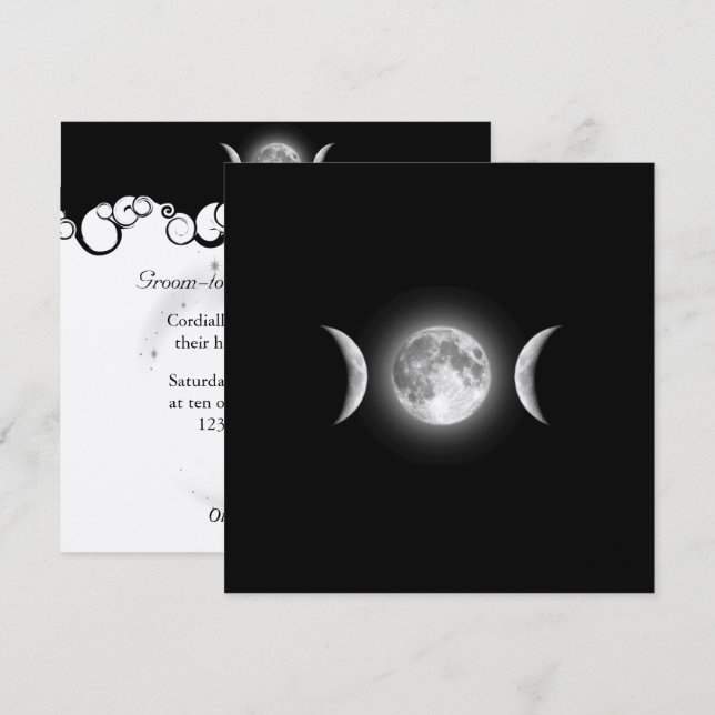 Handfasting Inbjudningar (Fram/baksida)