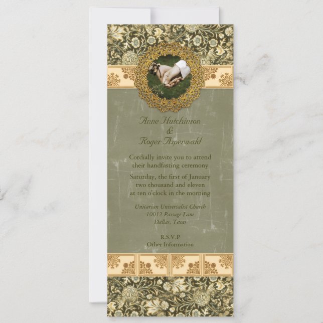 Handfasting Inbjudningar (Framsida)