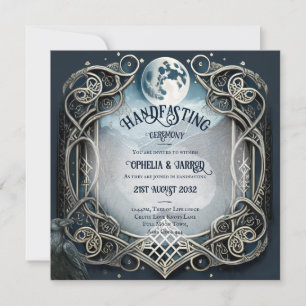HANDFASTSTÄLLANDE INVITATIONER DROMID CELTIC WICCA INBJUDNINGAR