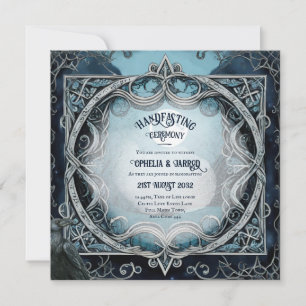 HANDFASTSTÄLLANDE INVITATIONER DROMID CELTIC WICCA INBJUDNINGAR