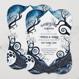 HANDFASTSTÄLLANDE INVITATIONER DROMID CELTIC WICCA INBJUDNINGAR