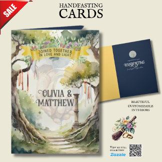 HANDFASTSTRECKSATSER PERSONLIG LIVETS TRÄD 🌿 KORT