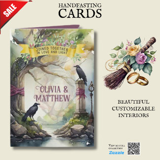 HANDFASTSTRECKSATSER PERSONLIG LIVETS TRÄD 🌿 KORT