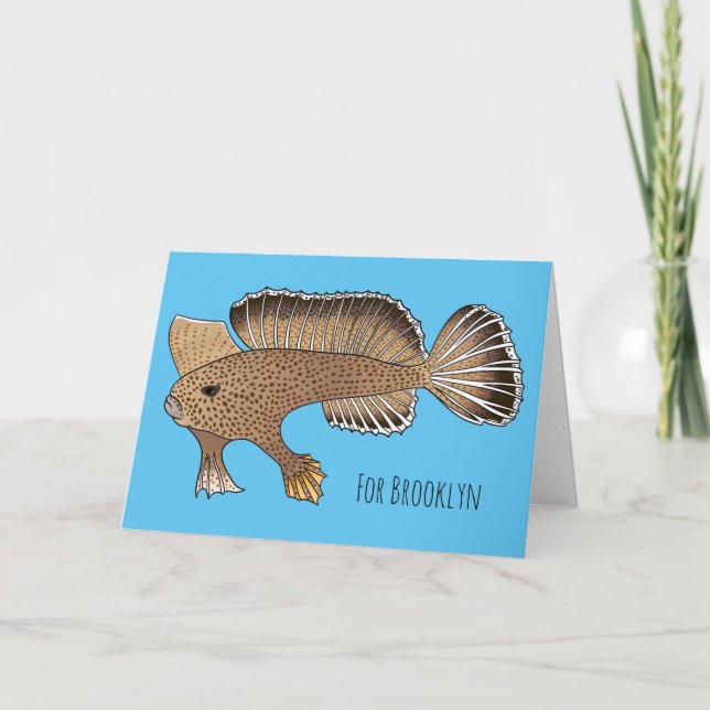 Handfisk serieillustration  kort (Framsida)