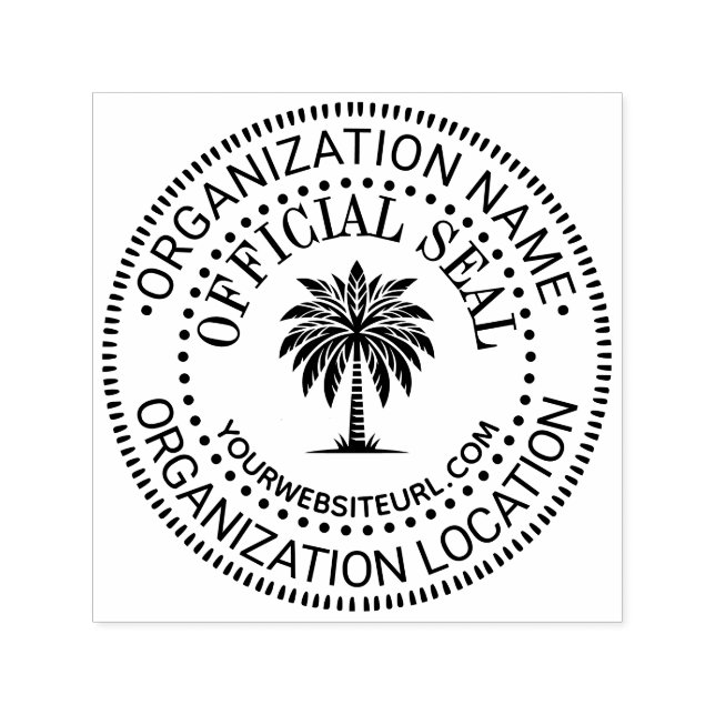 Handflatan #1, Officiell för säl för generiska Anp Självfärgande Stämpel (Design)