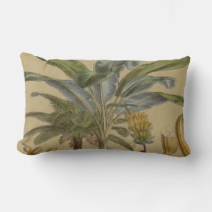 Handflatan Antique Tropical Fruit Botanical Art Lumbarkudde