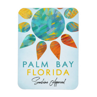 Handflatan Bay Florida Sunshine Travel Magnet