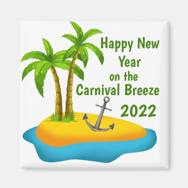 Handflatan Beach Anchor Magnet (Framsidan)