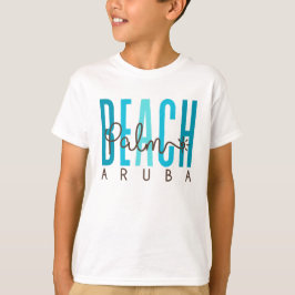 Handflatan Beach Aruba (Oceanen) T Shirt