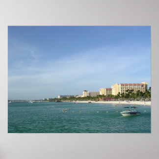Handflatan Beach, Aruba Poster