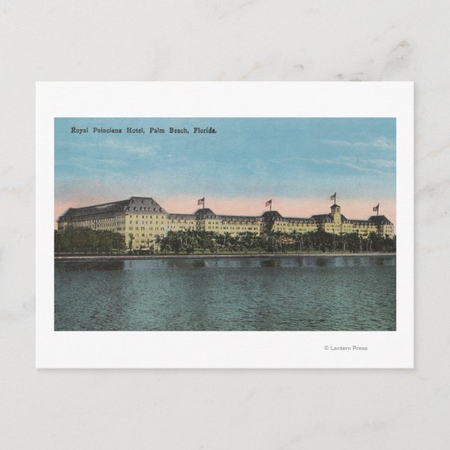 Handflatan Beach, FL - Ext.View of Royal Poinciana Vykort (Framsida)