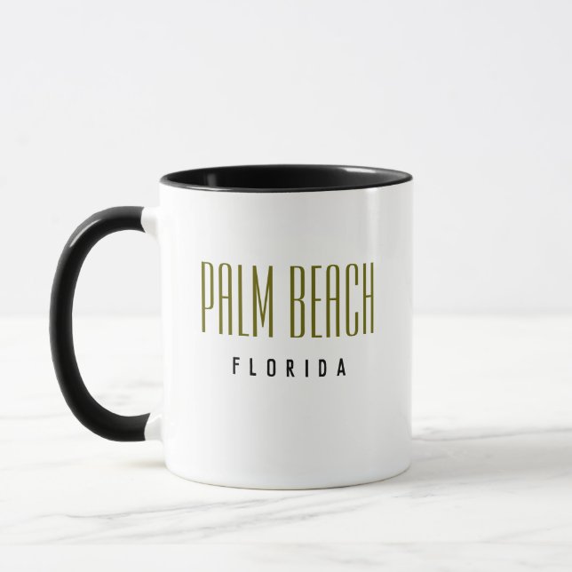 Handflatan Beach Florida Coffee Mugg (Vänster)