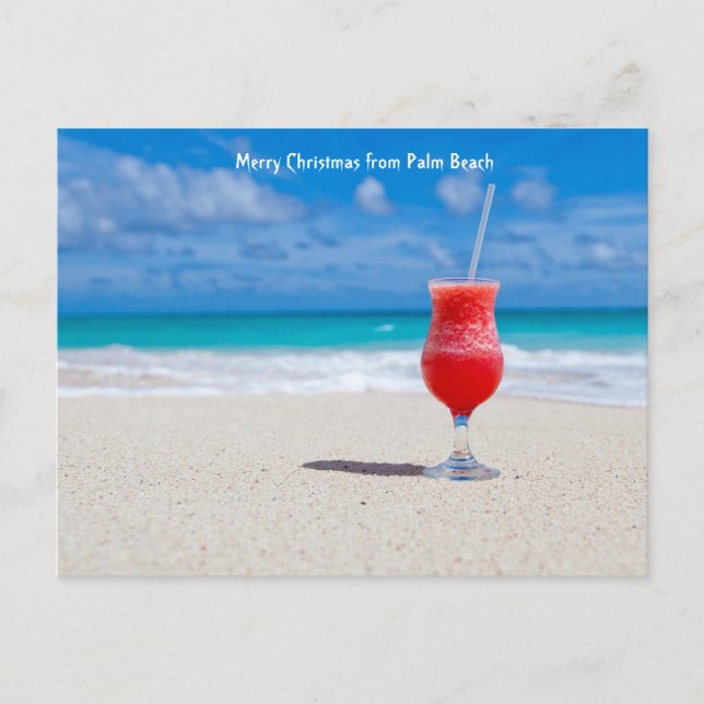 Handflatan Beach .Florida Hälsning vykort (Framsida)