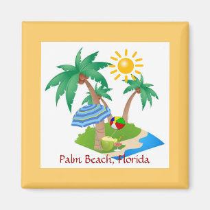 Handflatan Beach, Florida-kylmagnetmall Magnet