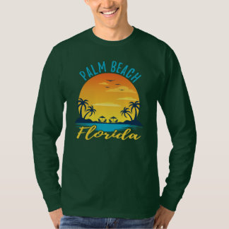 Handflatan Beach Florida Sunset Retro Vacation T Shirt