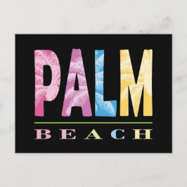 Handflatan Beach Florida Tropical Travel Vykort