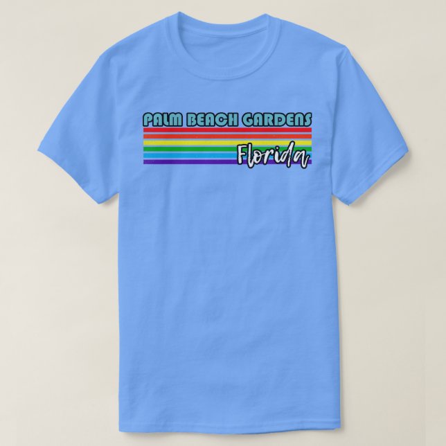 Handflatan Beach Gardens Florida Pride Handflatan  T Shirt (Design framsida)