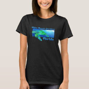 Handflatan Beach Gardens Florida Swimming Sea Turt T Shirt