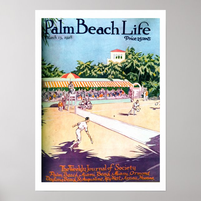 Handflatan Beach Life #12-utskrift Poster (Framsidan)