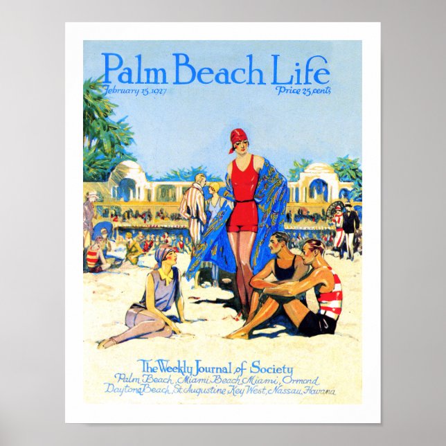 Handflatan Beach Life #13 print Poster (Framsidan)