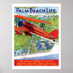 Handflatan Beach Life #1-utskrift Poster