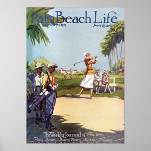 Handflatan Beach Life #20-utskrift Poster