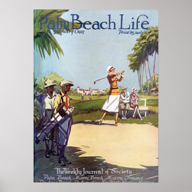 Handflatan Beach Life #20-utskrift Poster (Framsidan)