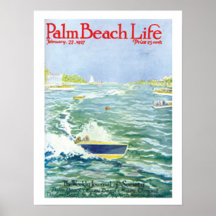 Handflatan Beach Life #2-utskrift Poster