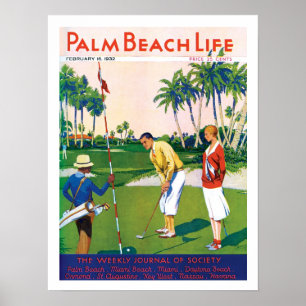 Handflatan Beach Life #5-utskrift Poster
