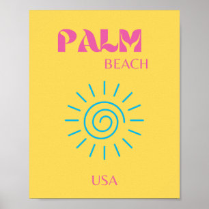 HANDFLATAN BEACH POSTER