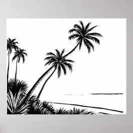 Handflatan Beach Poster