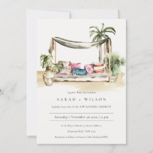 Handflatan Beach Tropical Cabana Vow Renewal Inbju Tack Kort