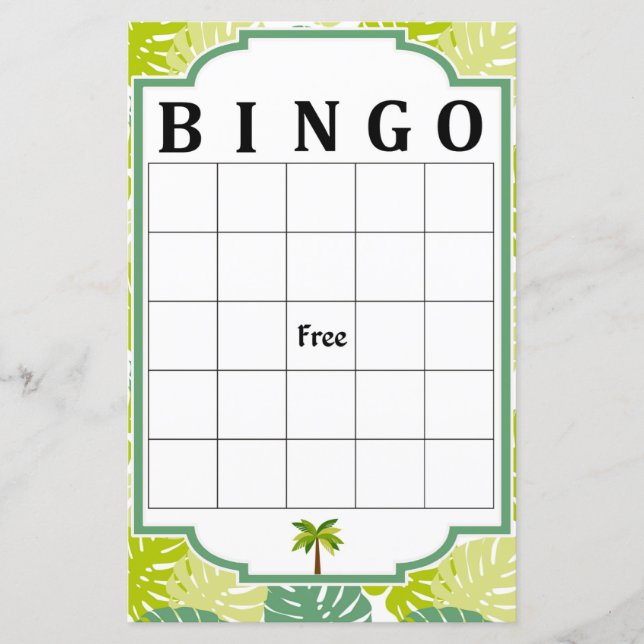 Handflatan bingo-spel (Framsida)