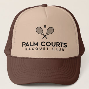 Handflatan Courts Racquet Klubb Truckerkeps