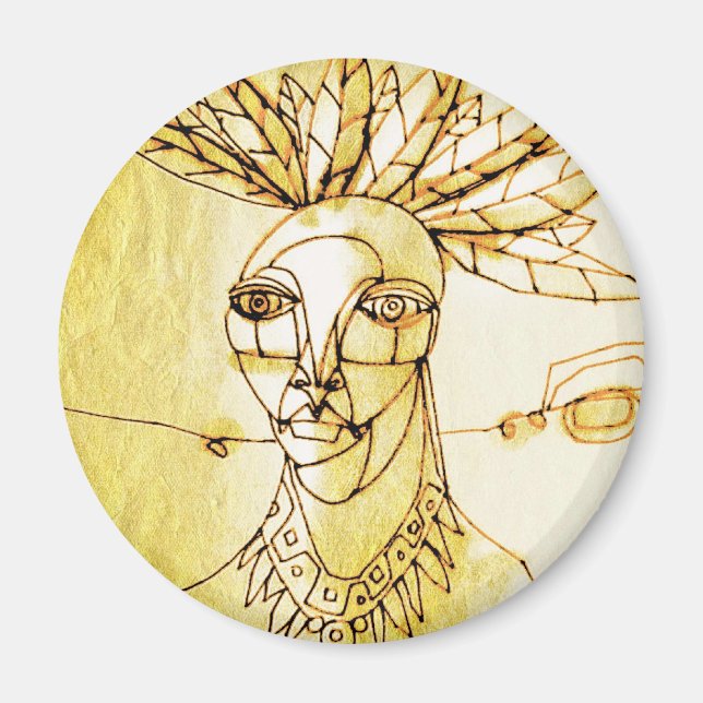 handflatan drottning magnet (Framsidan)