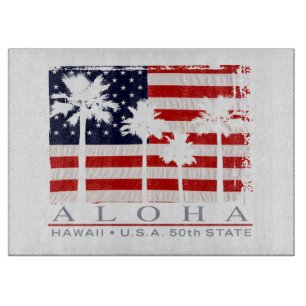 Handflatan Flagga Hawaii Aloha Patriotic Caking Bo