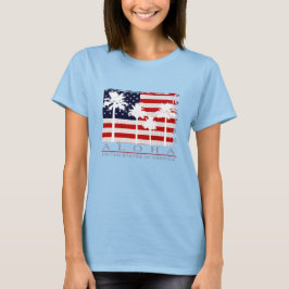 Handflatan Flagga USA Dam T-Shirts