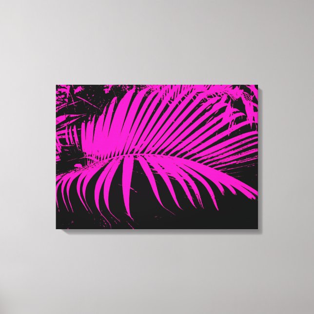Handflatan frond hawaii canvas wrap (Framsida)