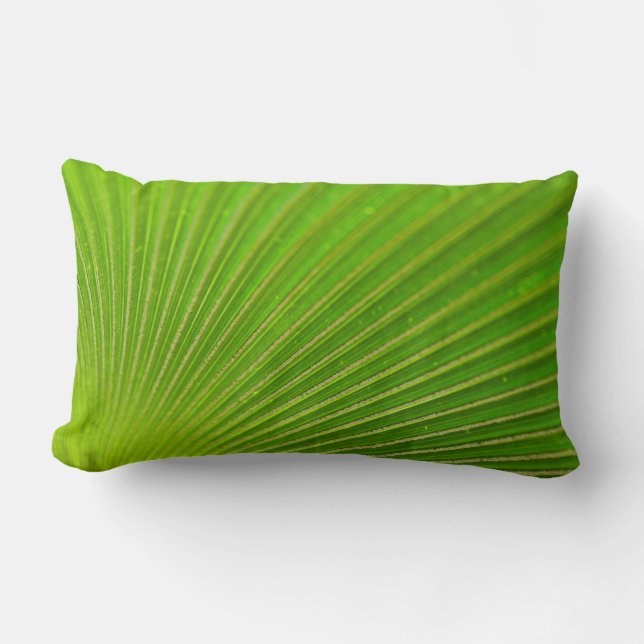 Handflatan Frond Löv Lumbarkudde (Framsida)