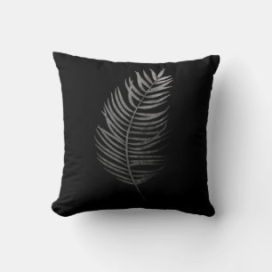 Handflatan Frond Silhouette Kudde