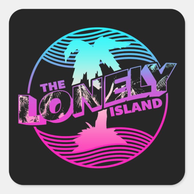 Handflatan Fyrkantigt Klistermärke (Framsida)