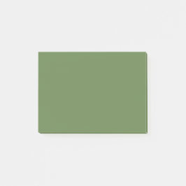 Handflatan Grönt Solid Färg Post-it Block