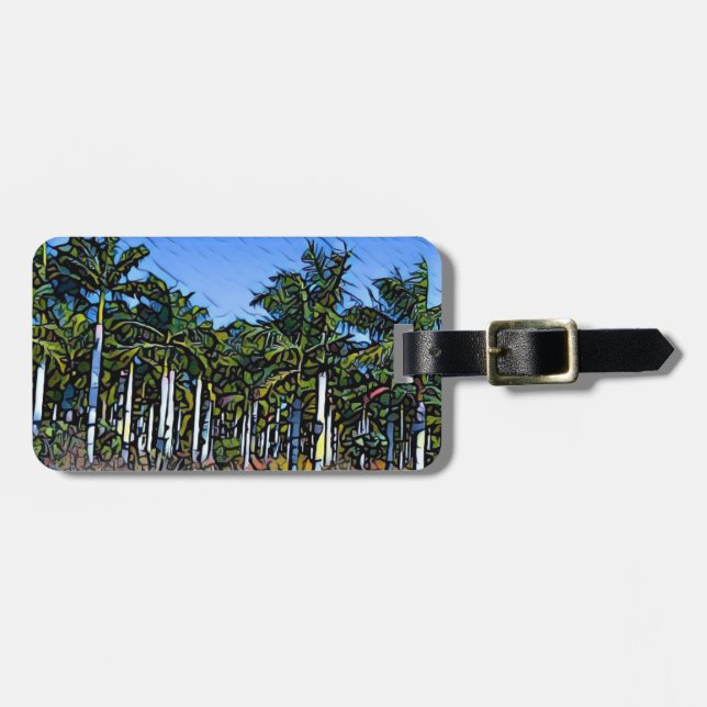 Handflatan Grove Mosaic Bagagebricka (Horisontell Framsida)