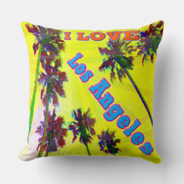 "Handflatan Himlar: I KÄRLEK Los Angeles 2" Pillow Kudde