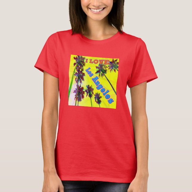 "Handflatan Himlar: I KÄRLEK Los Angeles 2" Shirt T-shirt (Framsida)
