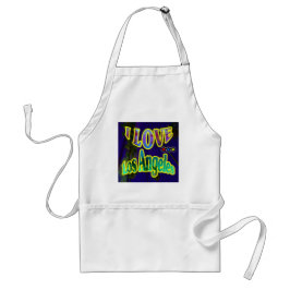 "Handflatan Himlar: I KÄRLEK Los Angeles 4" Apron Förkläde