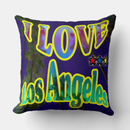"Handflatan Himlar: I KÄRLEK Los Angeles 4" Pillow Kudde