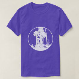 Handflatan i Circle Silhouette Coola Travel Logoty Tee