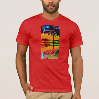 Handflatan i reflexion tee shirt